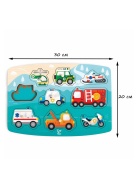 E1406_HP Игрушка "Вкладыши" Транспорт, фото 2