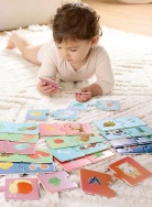 E1665_HP Игрушка развивающая "Пазл" Животные и их еда, фото 2 E1665_HP Игрушка развивающая "Пазл" Животные и их еда, фото 2