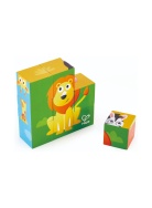 E1619_HP Деревянные кубики "Джунгли", фото 1