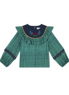 TT5A10 Z1244/709BL Блузка Stella McCartney kids девочки, фото 1
