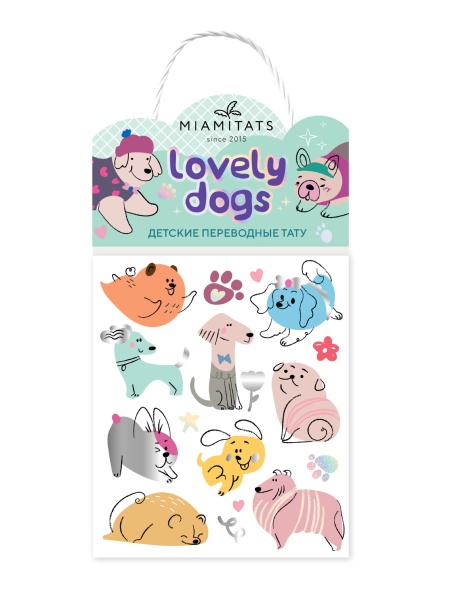 Lovely Dogs Переводная татуировка MIAMITATS мал-дев