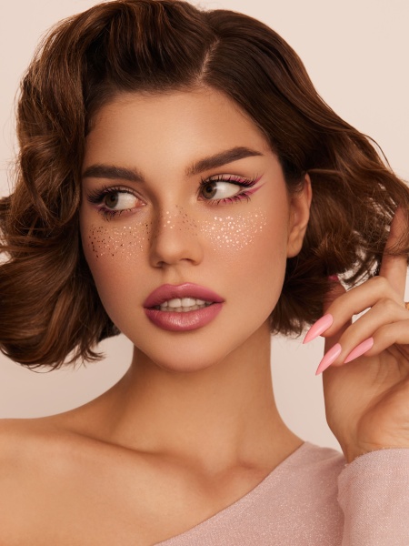 Веснушки Rose Gold Splash Переводная татуировка MIAMITATS девочки, фото 2