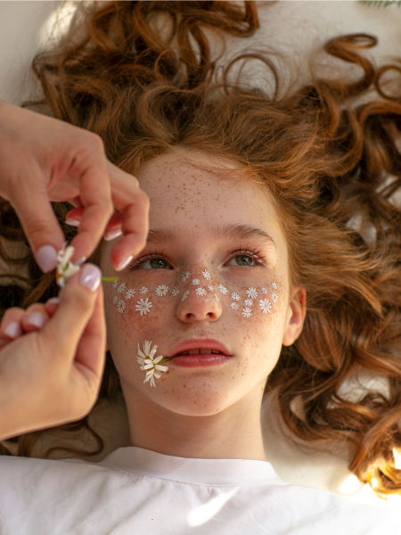 Веснушки Daisy splash Переводная татуировка MIAMITATS девочки, фото 2