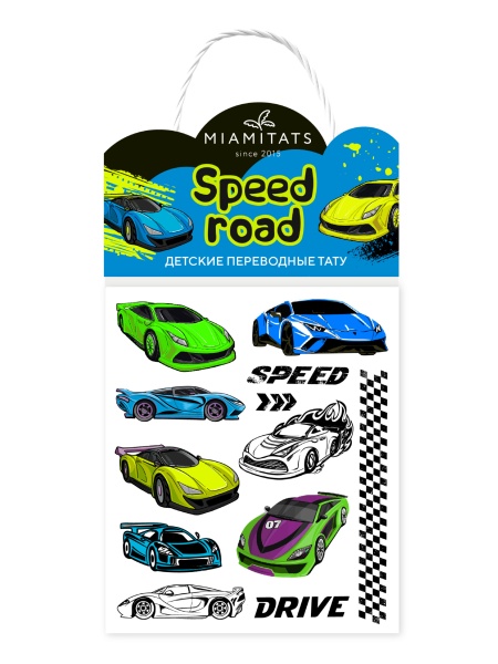Speed Road Переводная татуировка MIAMITATS девочки