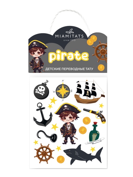 Pirate legends Переводная татуировка MIAMITATS -