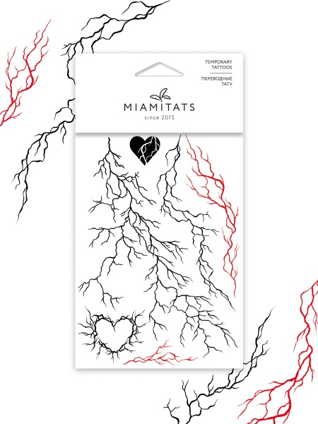 Flash (maxi) Переводная татуировка MIAMITATS -