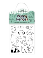 Funny Heroes Переводная татуировка MIAMITATS девочки, фото 1 Funny Heroes Переводная татуировка MIAMITATS девочки, фото 1