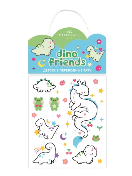 Dino friends  Переводная татуировка MIAMITATS -